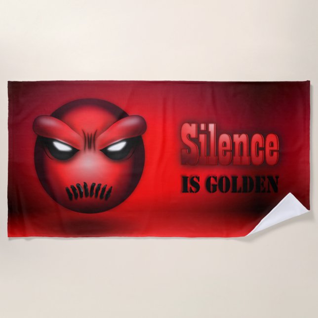 Toalla De Playa Serviette De Plage Mutemoji (Anverso)