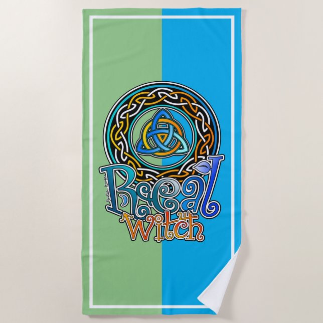 Toalla De Playa Serviette De Plage Real Witch (Anverso)