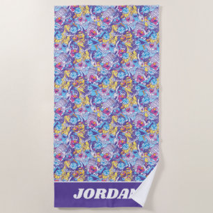 Toalla De Playa Sesame Street   Groovy Dance Pattern