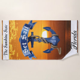 Toalla De Playa Set for Sailing Away