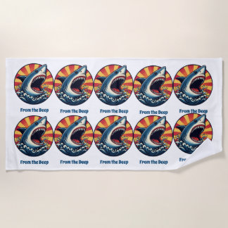 Toalla De Playa Shark Force Impact