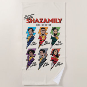 Toalla De Playa ¡SHAZAM! Furia de los dioses Pernos de historiet