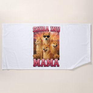 Toalla De Playa Shiba Inu