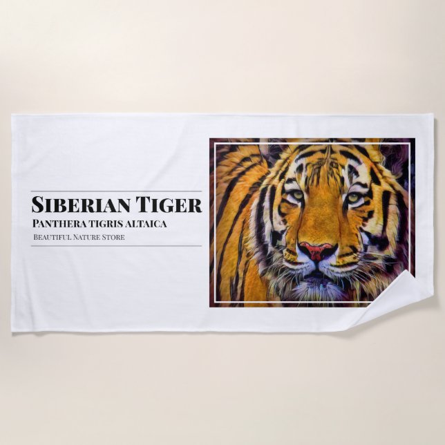 Toalla De Playa Siberian Tiger [Beach Towel] (Anverso)