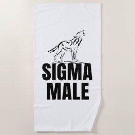 Toalla De Playa Sigma Male Lone Wolf