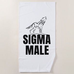 Toalla De Playa Sigma Male Lone Wolf