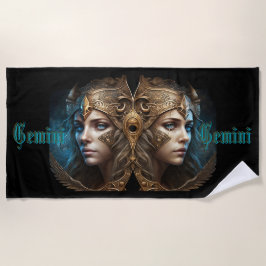 Toalla De Playa Signo zodiacal Géminis