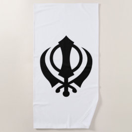 Toalla De Playa Sikh Khanda