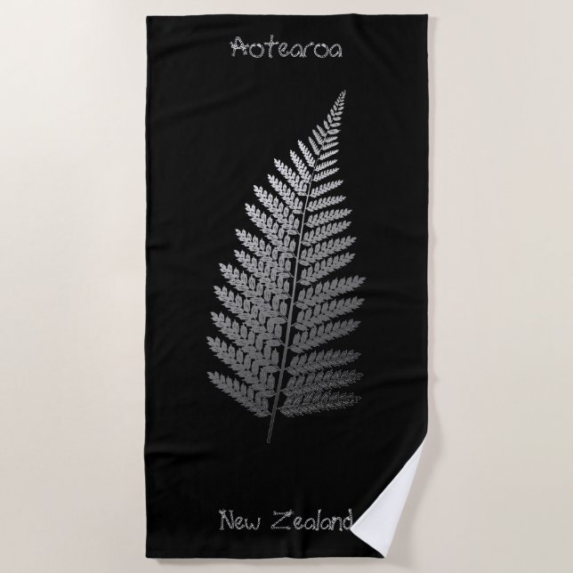 Toalla de playa Silver Fern (Anverso)