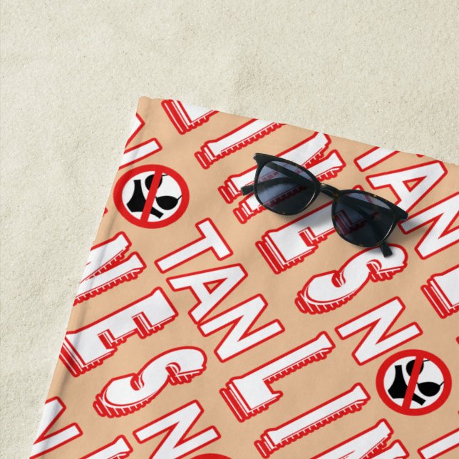 Toalla De Playa Sin líneas de Tan (In situ)