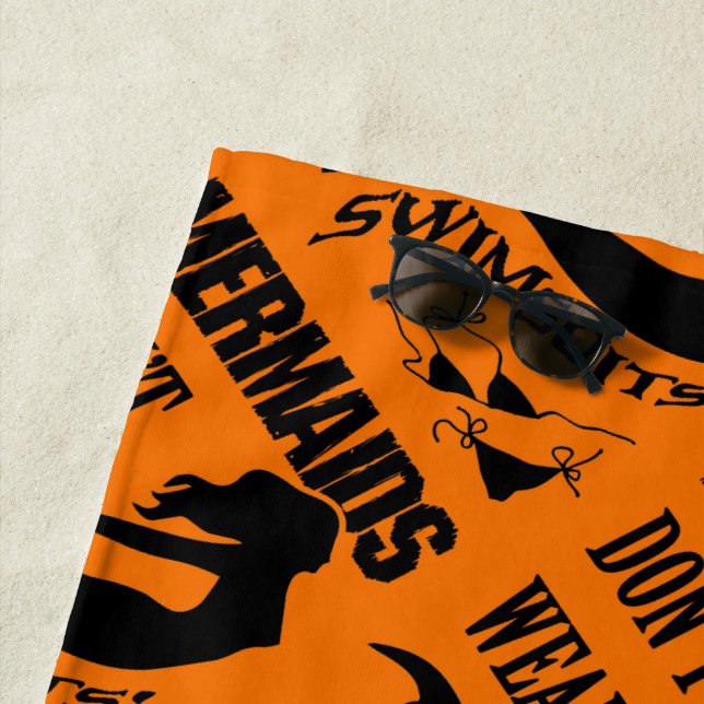 Toalla De Playa Sirena - Las Sirenas No Llevan Trajes De Bañera (In situ)