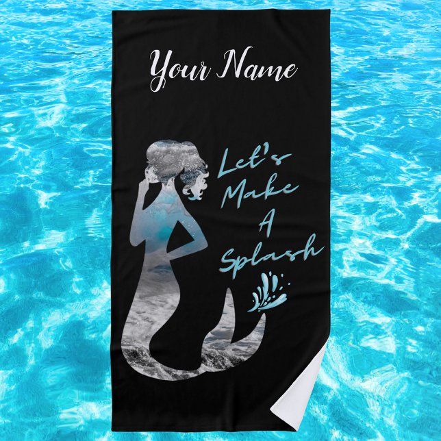 Toalla De Playa Sirena marina hagamos una explosión (Subido por el creador)