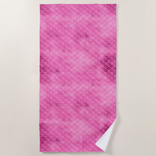 Toalla De Playa Sirenita Rosa bonito