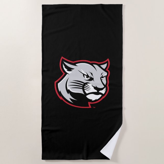 Toalla De Playa SIUE Cougars (Anverso)
