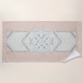 Toalla De Playa small,CUSTOM NAME Delicate Seashell