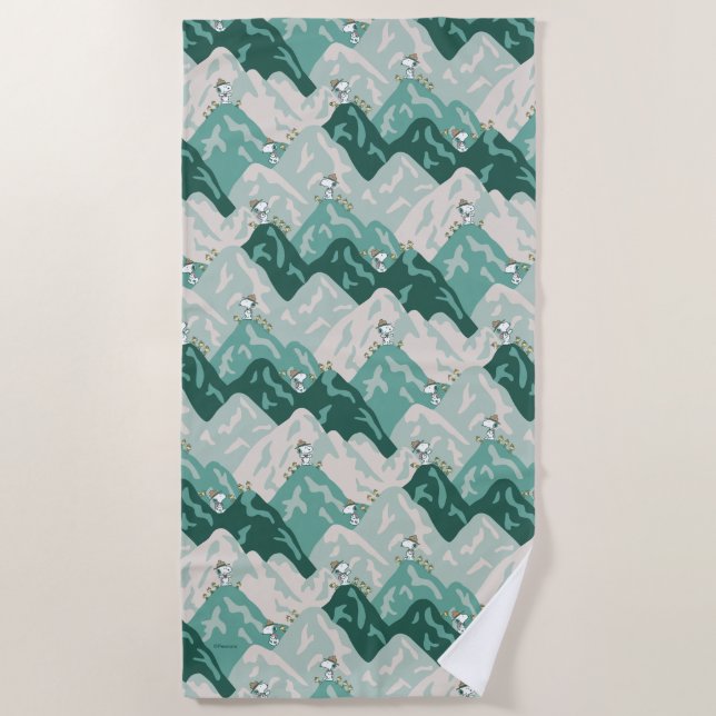 Toalla De Playa Snoopy Great Outdoor Pattern (Anverso)