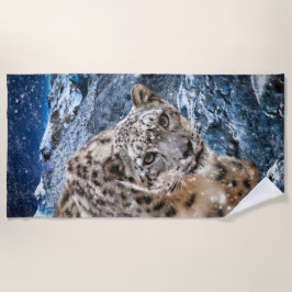 TOALLA DE PLAYA SNOW LEOPARD CLOUD WALKER