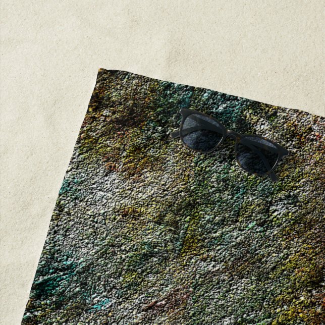 Toalla De Playa Sobras de tinta spray da cabine de pintura (In situ)