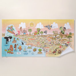 Toalla De Playa SoCal Sunset Beach Blanket