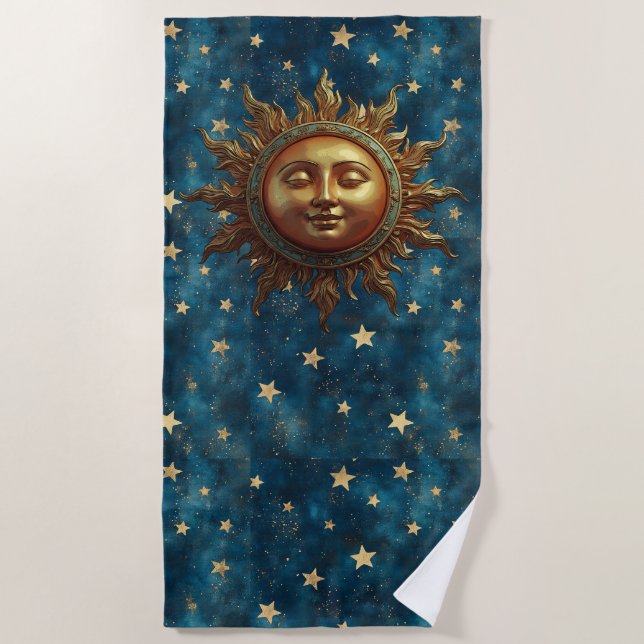 Toalla De Playa Sol Celestial  (Anverso)