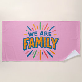 Toalla De Playa Somos familia 1