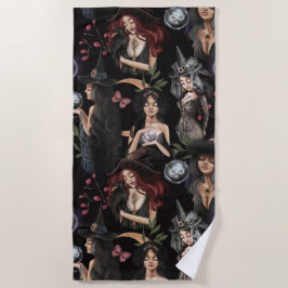 Toalla De Playa Somos las hijas de las brujas que no podrías quema