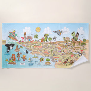 Toalla De Playa Southern California Beach Blanket