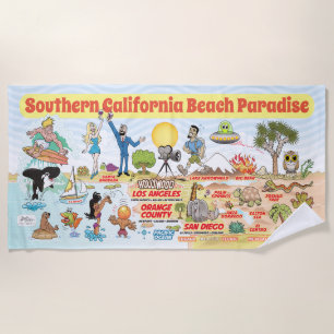 Toalla De Playa Southern California Blanket