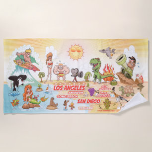 Toalla De Playa Southern California Sunset Beach Blanket