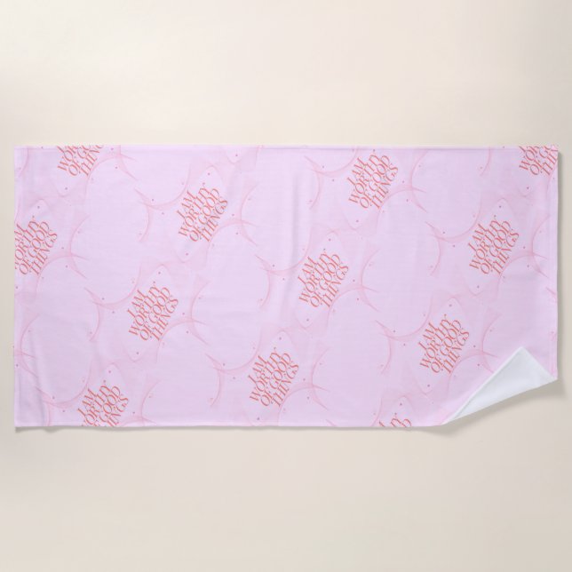 Toalla De Playa Soy digno de buenas cosas (Anverso)