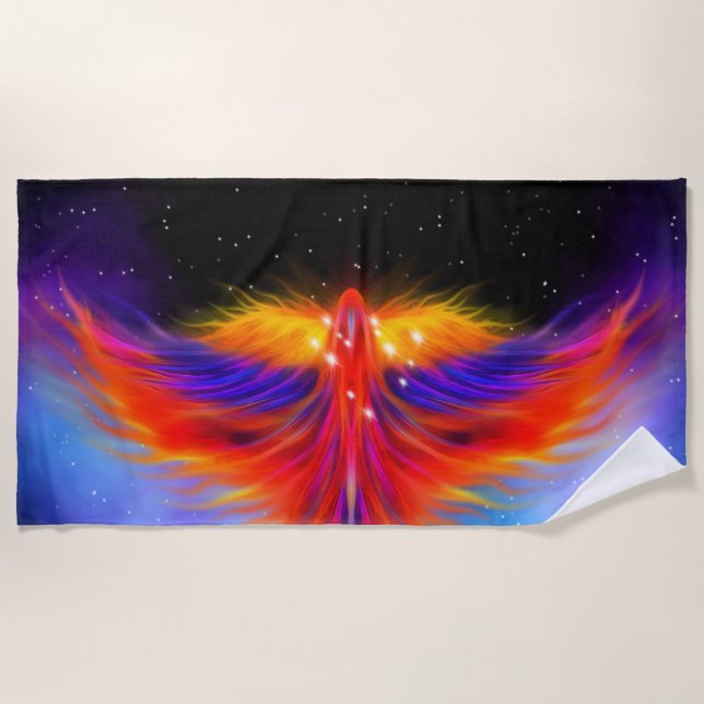 Toalla De Playa Space Phoenix Nebula (Anverso)