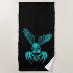 Toalla De Playa Spiderskull con águila