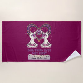 Toalla De Playa spiritual valentine's day