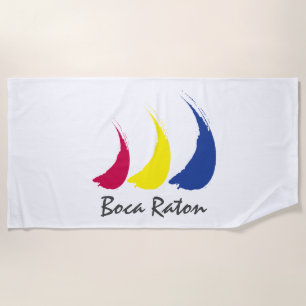 Toalla De Playa Splashy Sails_Paint-The-Wind_Boca Raton