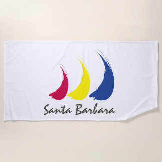 Toalla De Playa Splashy Sails_Paint-The-Wind_Santa Barbara