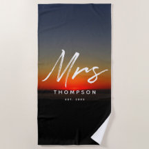 Sra. Modern Sunset en el guión Minimalista del agu