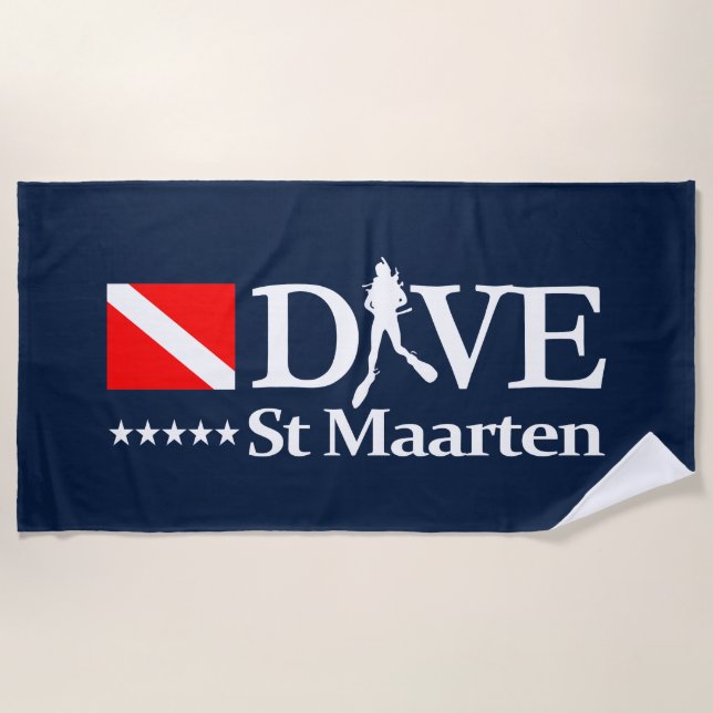 Toalla De Playa St Maarten DV4 (Anverso)