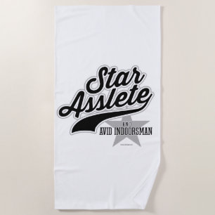 Toalla De Playa Star Asslete (Avid Indoorsman)