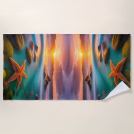 Toalla De Playa Starfish en la playa en Dawn