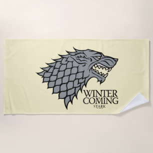 Toalla De Playa Stark Sigil - viene el invierno