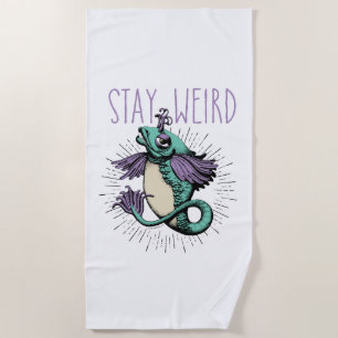 Toalla De Playa Stay Weird