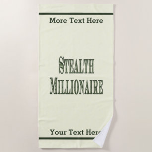 Toalla De Playa Stealth Millionaire