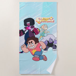Toalla De Playa Steven Universe Acción del Grupo Crystal Gem