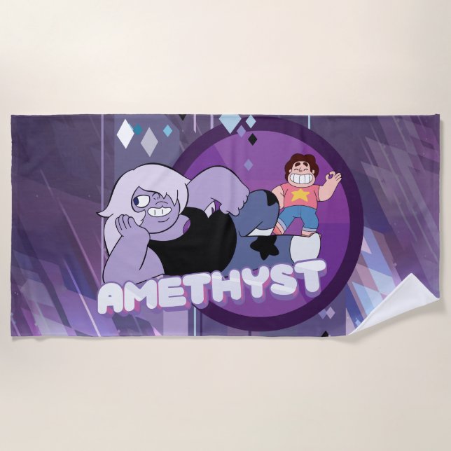 Toalla De Playa Steven Universe | Gráfica de caracteres antimetist (Anverso)