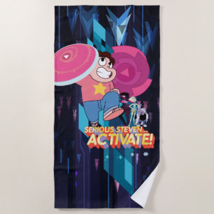 Toalla De Playa Steven Universe Steven serio... ¡Activa!