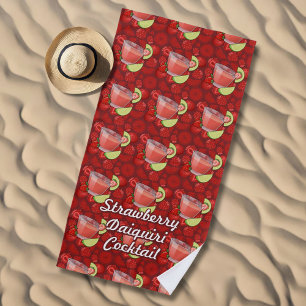 Toalla De Playa Strawberry Daiquiri
