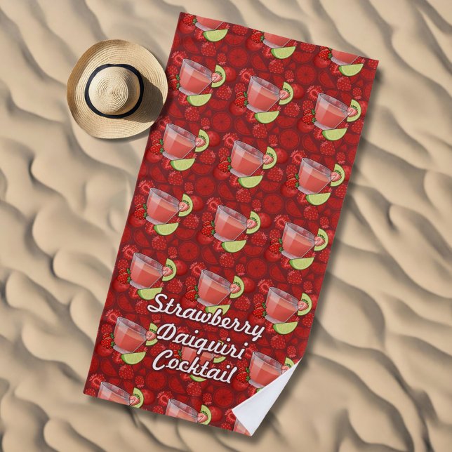 Toalla De Playa Strawberry Daiquiri (Subido por el creador)