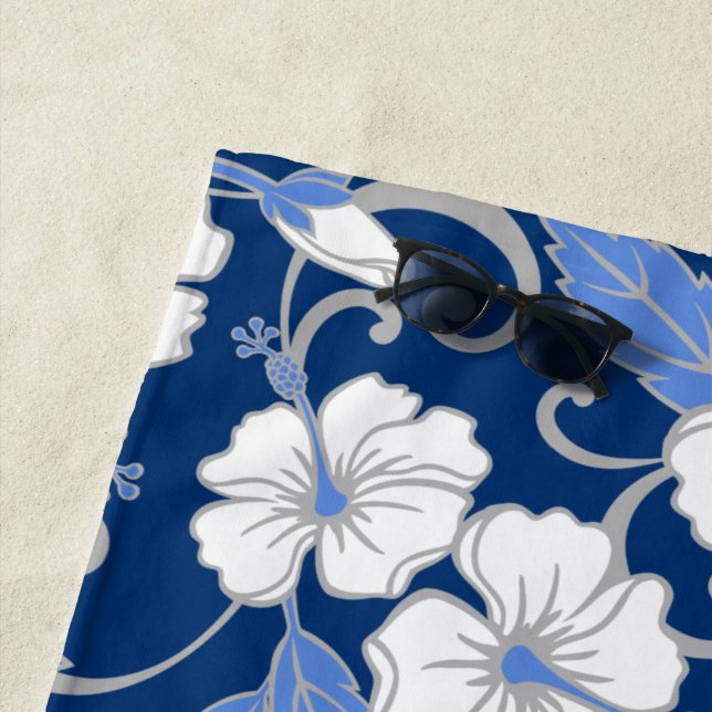 TOALLA DE PLAYA SUEÑO POLINESIO (AZUL) (In situ)