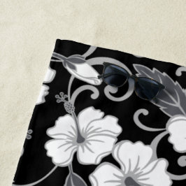 TOALLA DE PLAYA SUEÑO POLINESIO (NEGRO)