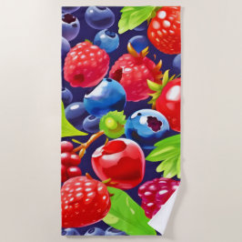 Toalla De Playa Summer Berry Medley